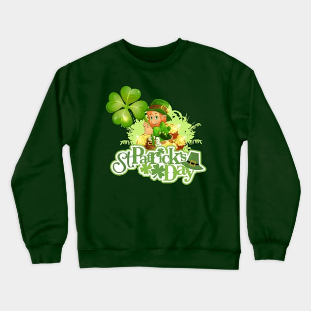 St. Patrick's Day Crewneck Sweatshirt by Nilyad